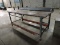 Large Steel Work Bench / Work Table - Made of Pallet Rack Parts