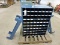 72-Compartment Hardware Storage Unit / Full of Bolts, Nuts, Washers
