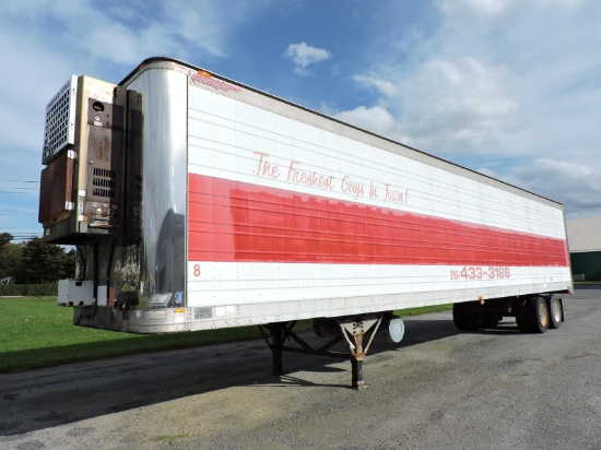 1993 GREAT DANE 48' Semi Trailer -- REEFER / Air Ride / Super Slide