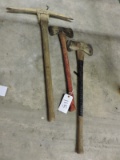 2 Vintage Ax's and a Pick Ax