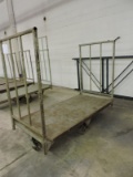 Vintage Steel Warehouse Cart -- Cart is: 65