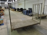 Vintage Steel Warehouse Cart -- Cart is: 64