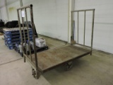 Vintage Steel Warehouse Cart -- Cart is: 65