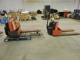 Pair of TOYOTA Electric Walk-Behind Fork Truck