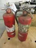 Pair of AMEREX Brand Fire Extinguishers