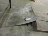Diamond Plate Loading Dock Plate - NOTE: IT IS BENT / 3' X 4'