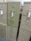 Pair of Tan 2-Drawer File Cabinets / Each is 28