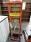 WESCO Brand - Rolling Manual Lift Cart -- 700 LB Cap. / 62
