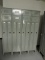 PENCO Brand Steel Lockers - Set of 8  2-Part Units -- Lockers: 67 to 74