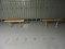 Wood and Steel Locker Room Benches - Set of 2