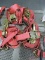 Lot of 4 Various Heavy Duty Ratchet Straps with DJ Hooks