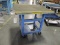 Heavy Duty Industrial Steel Rolling Cart - with Wooden Top & Rubber Mat