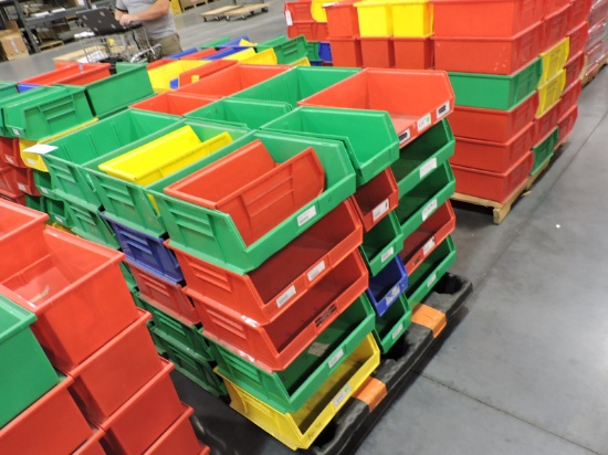 Large and Medium Stackable Part Storage Bins - Approx. 47