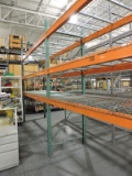 4-Section Pallet Racking - 9 Shelves Total - 28' Long X 12' Tall X 3.5' Wide