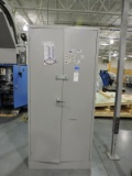 2-Door Steel Storage Cabinet with 6 Shelves / 36
