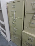 4-Drawer Steel Filing Cabinet with Lock Plate - 18