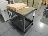 Warehouse 2-Level Rolling Cart -- 39