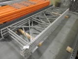 Lot of 4 -- 12' Tall X 3.5' Wide PALLET RACK UPRIGHTS ONLY - See Photo
