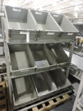 Steel Storage Rack With 9 Storage Bins 62