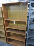 5 Shelf Wooden Style Bookcase 36