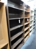 6 Shelf Wooden Style Bookcase 36