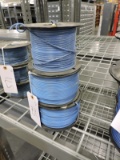 3 Rolls of Blue American Insullated Wire / 500 FT Each / Fixture Wire