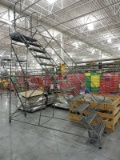 BRAND NEW Rolling Warehouse LADDER / WORK PLATFORM - 10 FT