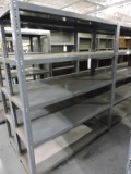 Steel Industrial Shelf Unit / 4 Shelves / 72