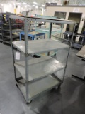 4 Shelf Rolling Industrial Cart - 56
