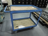 2 Shelf HD Industrial Rolling Cart - 35