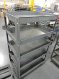 5 Shelf Industrial Rolling Cart - 60