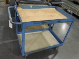 2 Shelf HD Industrial Rolling Cart - 35