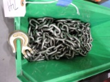 Large Length of Chain and a Single Clevis Hook / with Parts Bin