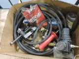 Mixed Lot of Air Hoses, Gauges, Etc.. -- See Photo