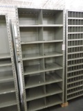 2-Sided Industrial Shelf Unit with Extra Shelves - 38