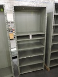 2-Sided Industrial Shelf Unit with Extra Shelves - 38