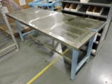 STAINLESS STEEL WORK TABLE -- 72