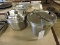 Stainless Steel Soup Containers with Lids and Ladles (2)