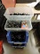 Large Lot of Paper Clips & Clamps with Storage Bins - See Photo