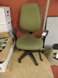 Rolling Office Arm Chair - Adjustable Height