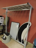 Steel Coat Rack with Shelves / 51