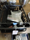 Plastic Dish Rack and Ice Scoop