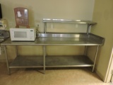 EAGLE Brand 3-Level Stainless Steel PREP TABLE - Clean Condition