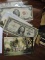 Silver Certificate, $2 Bill & Vintage Vassar College Post Cards