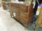 Vintage Ornate Carved 10-Drawer Dresser with Brass Hardware