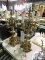 Pair of Matching Electrified Candelabras - Antique