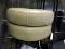 Light Mocha Leather Ottoman -- 28