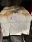 Cream Cloth Tufted Ottoman -- 30