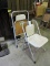 Pair of SHOTT Brand Mid-Century Aluminum Folding Chairs