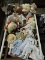 Vintage Crib Full of Various Precious Moments Dolls